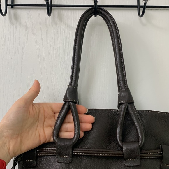 Dark Chocolate Brown Leather Bag - Picture 6 of 16